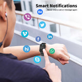 Fitness Tracker, Blood Pressure Smart Watch with 1.57" Touch Screen Blood Oxygen SPO2, IP68 Waterproof Activity Step Counter Pedometer Smartwatch for Android Phones Heart Rate Monitor Women (FT806)